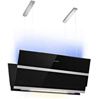 Klarstein Prism Deluxe Extractor de humo - Campana extractora en isla- Ecológica- Eficiencia energética A- 720m³-h…